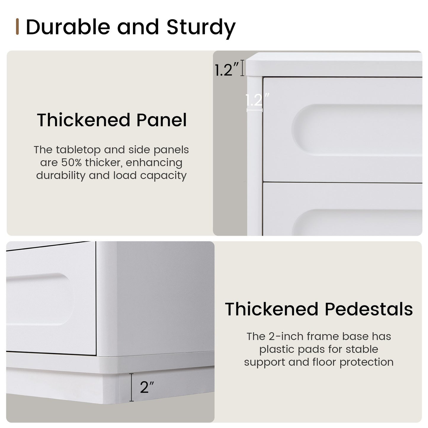 SUCSSRICH 47.2 Inch Dresser for Bedroom with 8 Drawers Wide Dresser for Closet with Deep Drawer Large Wood TV Stand Modern Chest of Drawers for Bedroom