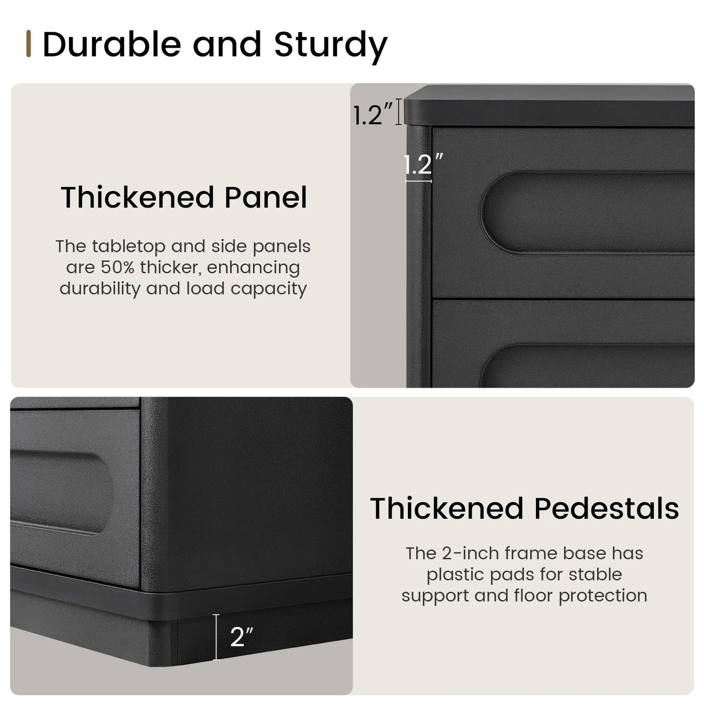 SUCSSRICH 47.2 Inch Dresser for Bedroom with 8 Drawers Wide Dresser for Closet with Deep Drawer Large Wood TV Stand Modern Chest of Drawers for Bedroom