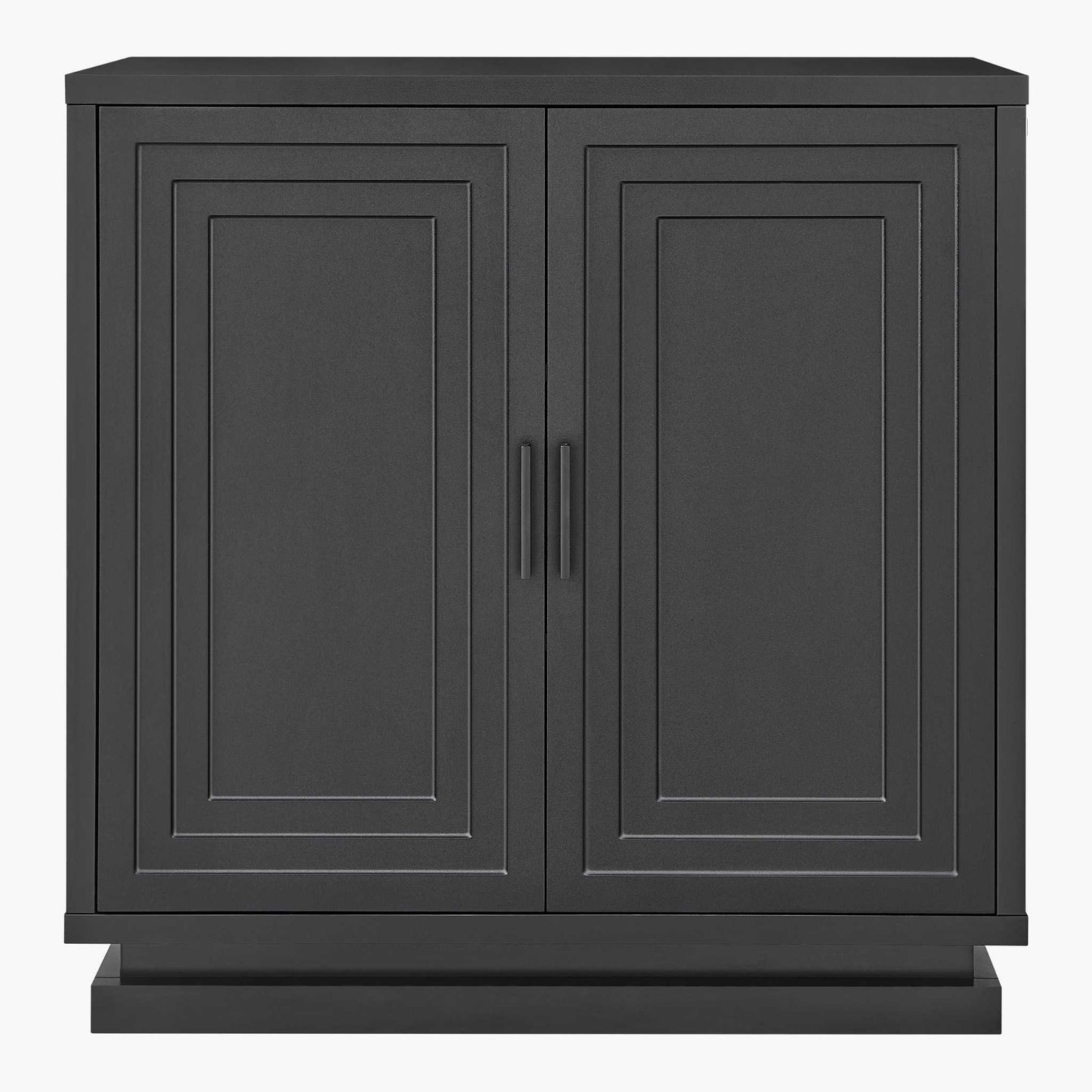 SUCSSRICH 31.5 Inch Buffet Cabinet with Storage Sideboard Buffet Kitchen Cabinet with 2 Doors and 3 Shelves Wood Coffee Bar Table