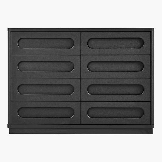 SUCSSRICH | Dresser for Bedroom with 8 Drawers, 47.2" Wide Dresser for Closet with Deep Drawer, Large Wood TV Stand, Modern Chest of Drawers for Bedroom, Hallway, Oakbrown