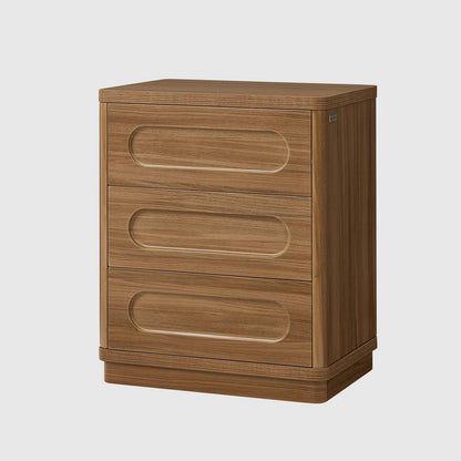 SUCSSRICH 21.7 Inch Nightstand with 3 Drawers Large Night Stand Bedside Tables for Bedroom Modern Storage Bedside Table for End Tables Sofa