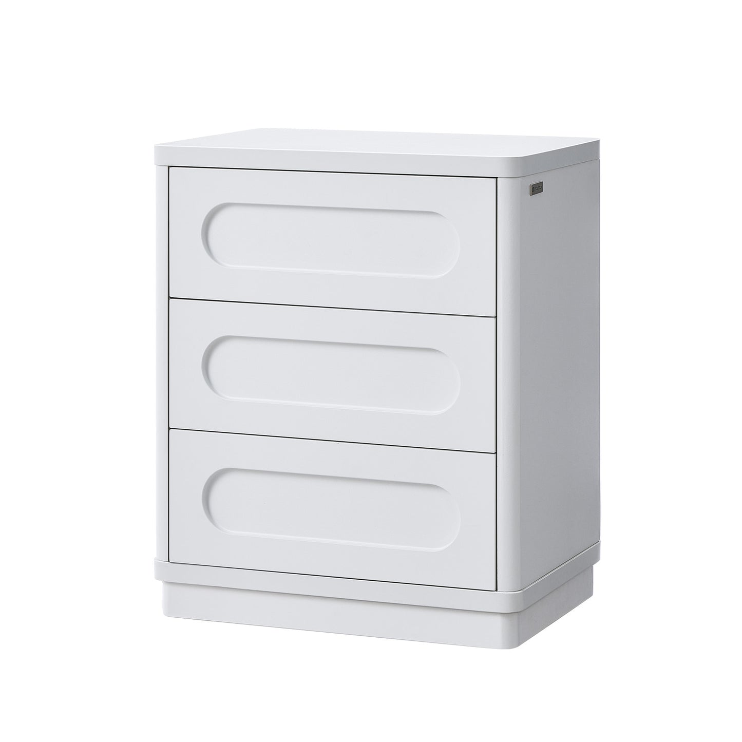 SUCSSRICH 21.7 Inch Nightstand with 3 Drawers Large Night Stand Bedside Tables for Bedroom Modern Storage Bedside Table for End Tables Sofa