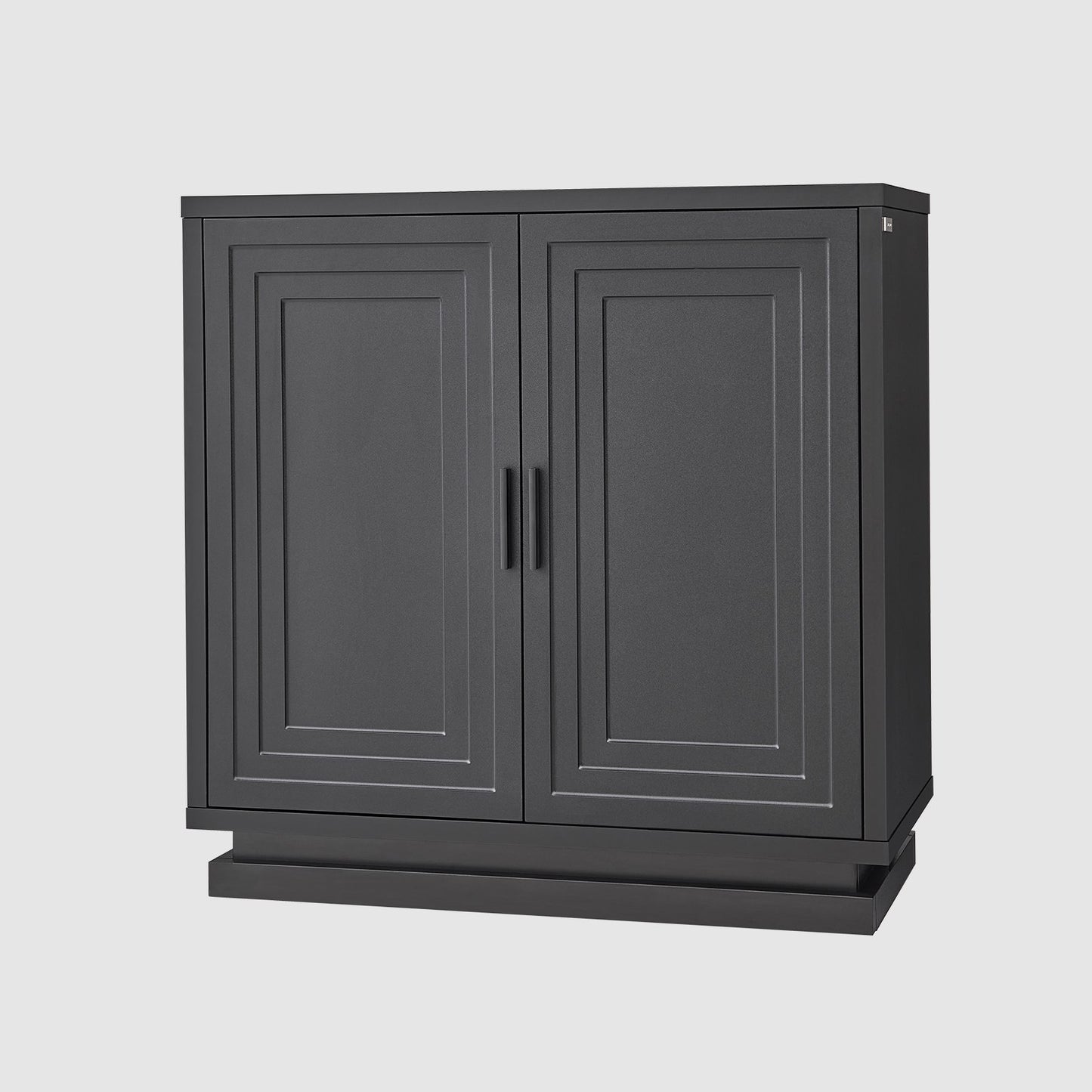 SUCSSRICH 31.5 Inch Buffet Cabinet with Storage Sideboard Buffet Kitchen Cabinet with 2 Doors and 3 Shelves Wood Coffee Bar Table