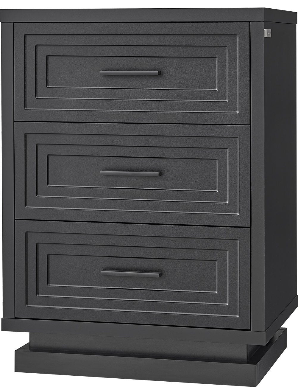 SUCSSRICH 20 Inch Nightstand with 3 Drawers Bedside Table for Bedroom with Metal Handle Wood Modern End Tables