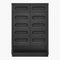 SUCSSRICH 45.3 Inch Shoe Storage Cabinet with 2 Drawers Tall Large Shoe Organizer Closet Storage with Doors and 4-Tier Shelves for Entryway Hallway
