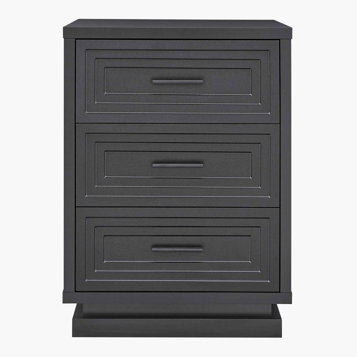 SUCSSRICH 20 Inch Nightstand with 3 Drawers Bedside Table for Bedroom with Metal Handle Wood Modern End Tables