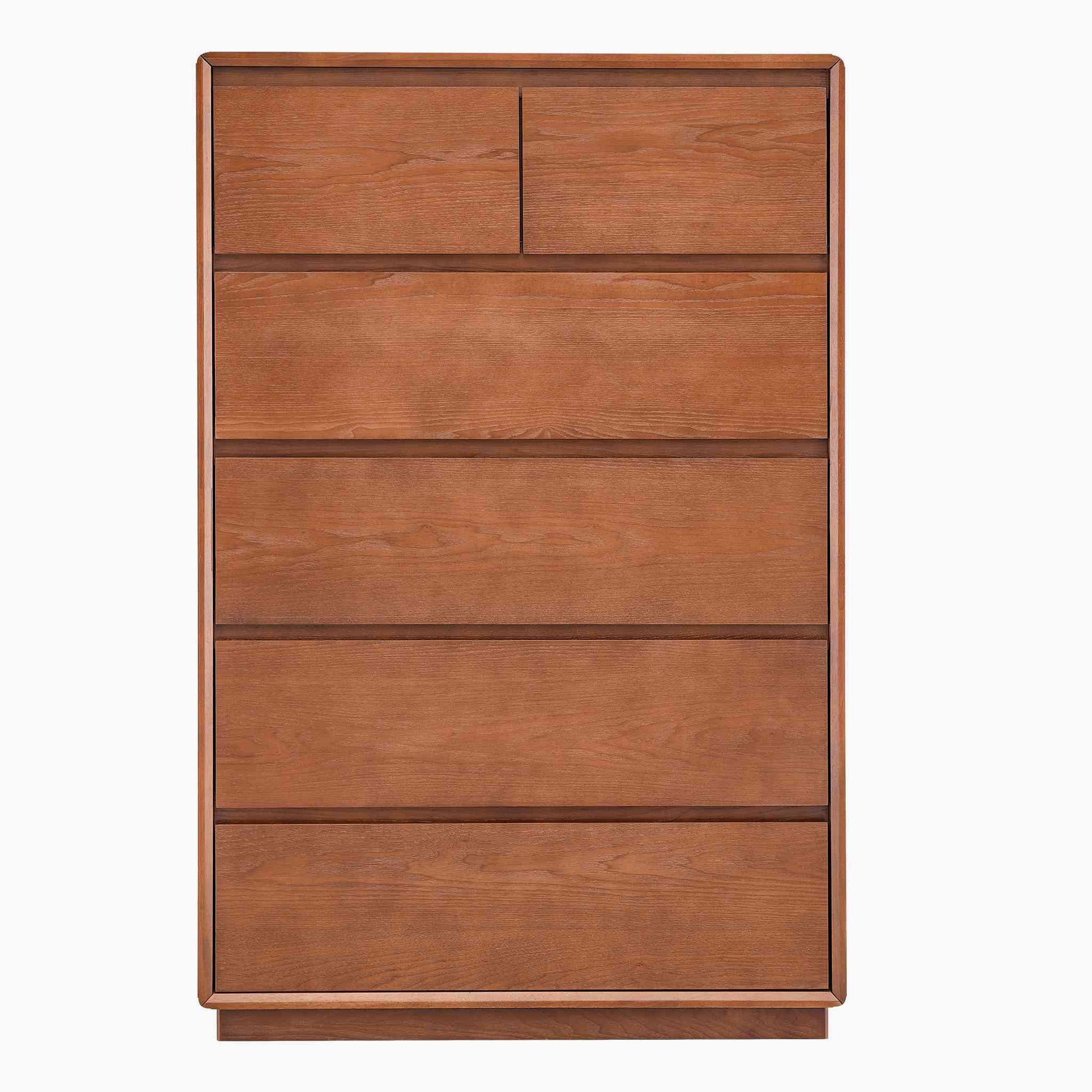 SUCSSRICH 29.5 Inch Solid Wood Dresser with 6 Drawer Natural Solid Woo SUCSSRICH 29.5 Inch Solid Wood Dresser with 6 Drawer Natural Solid Woo