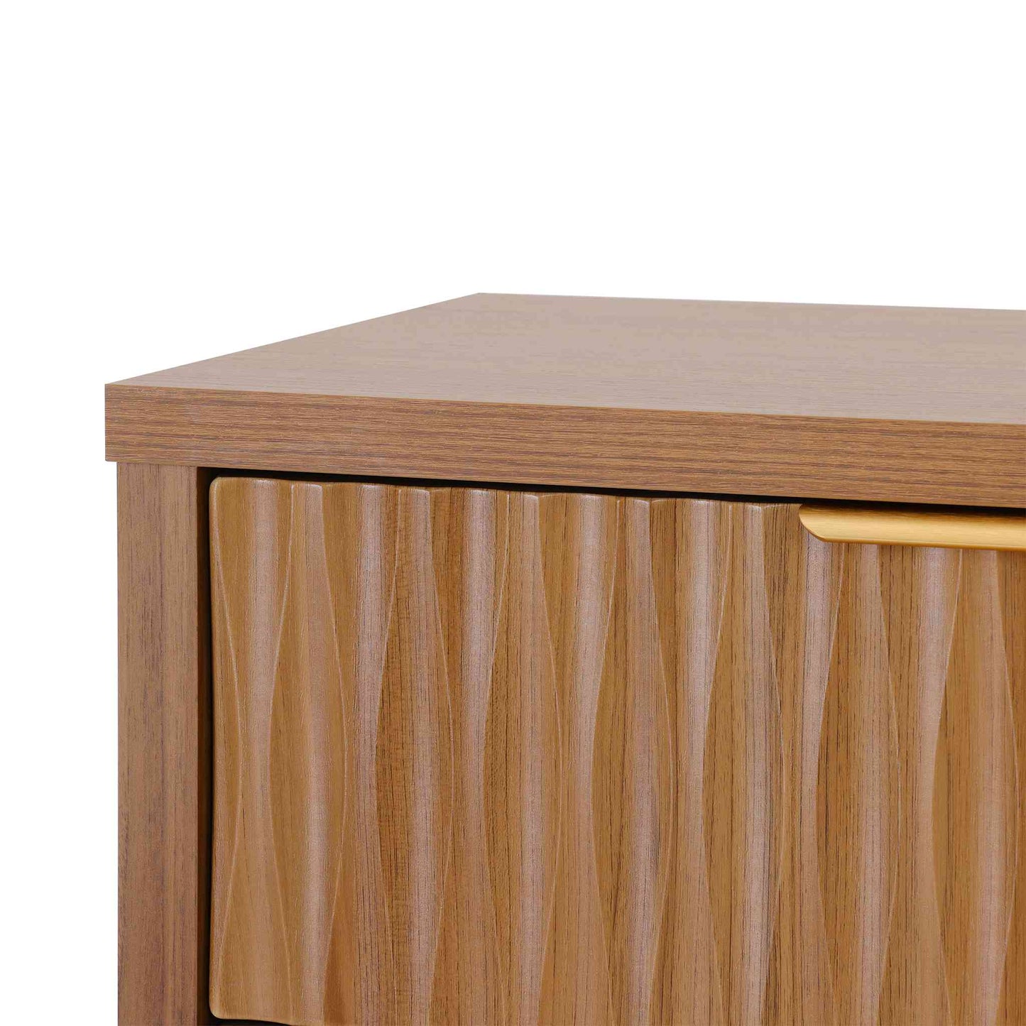 SUCSSRICH 46.9 Inch Dresser with 8 Drawers Wide Modern Chest of Drawers with Metal Handle Wood Dresser TV Stand Wood Storage Organizer for Bedroom Living Room