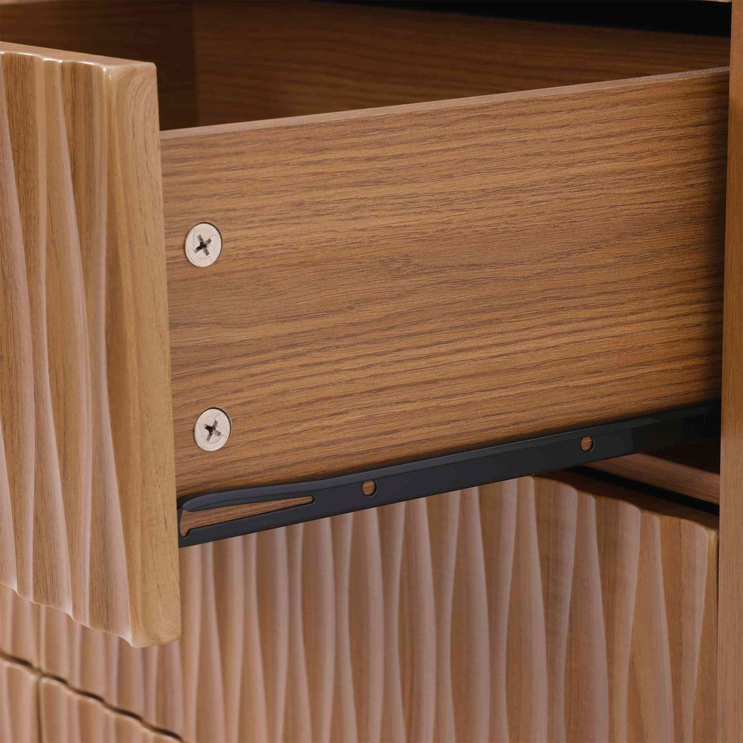 SUCSSRICH 46.9 Inch Dresser with 8 Drawers Wide Modern Chest of Drawers with Metal Handle Wood Dresser TV Stand Wood Storage Organizer for Bedroom Living Room