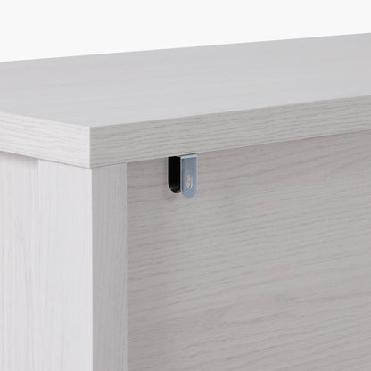 SUCSSRICH 46.9 Inch Dresser with 8 Drawers Wide Modern Chest of Drawers with Metal Handle Wood Dresser TV Stand Wood Storage Organizer for Bedroom Living Room White