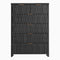 SUCSSRICH 43.7 Inch Dresser with 6 Drawers Tall Drawers for Bedroom Modern Chest of Wood Drawer Organizer for Living Room Hallway Entryway