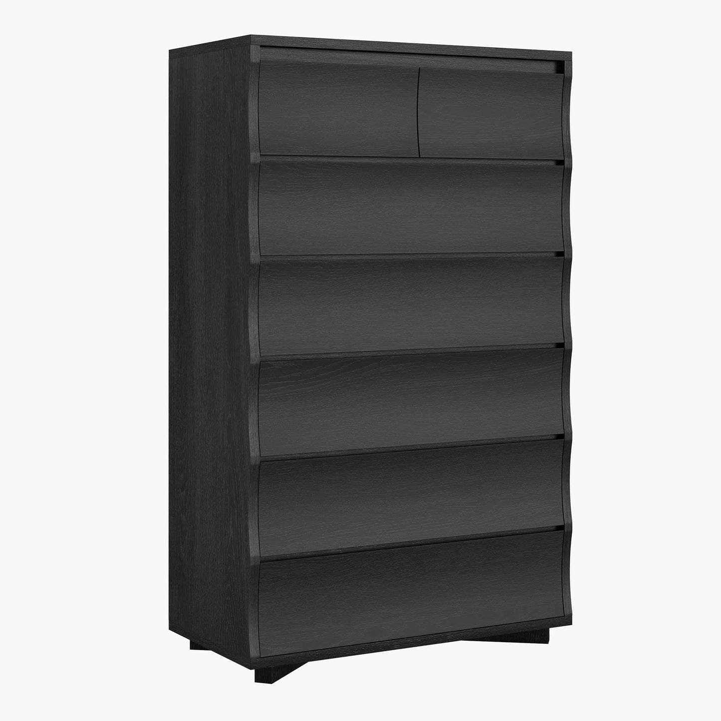 SUCSSRICH | 52.8" Tall 7/8-Drawer Dresser for Bedroom – Wood Chest of Drawers, Vertical Storage Organizer for Closet & Hallway – Brown