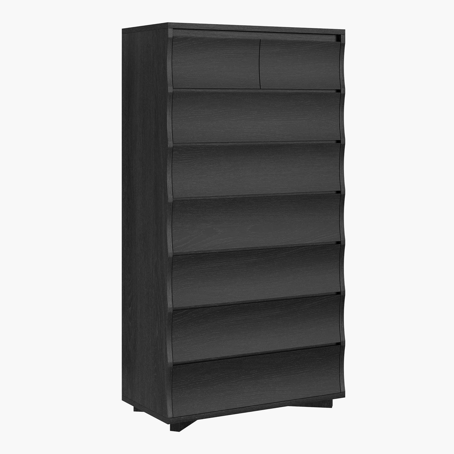 SUCSSRICH | 52.8" Tall 7/8-Drawer Dresser for Bedroom – Wood Chest of Drawers, Vertical Storage Organizer for Closet & Hallway – Brown