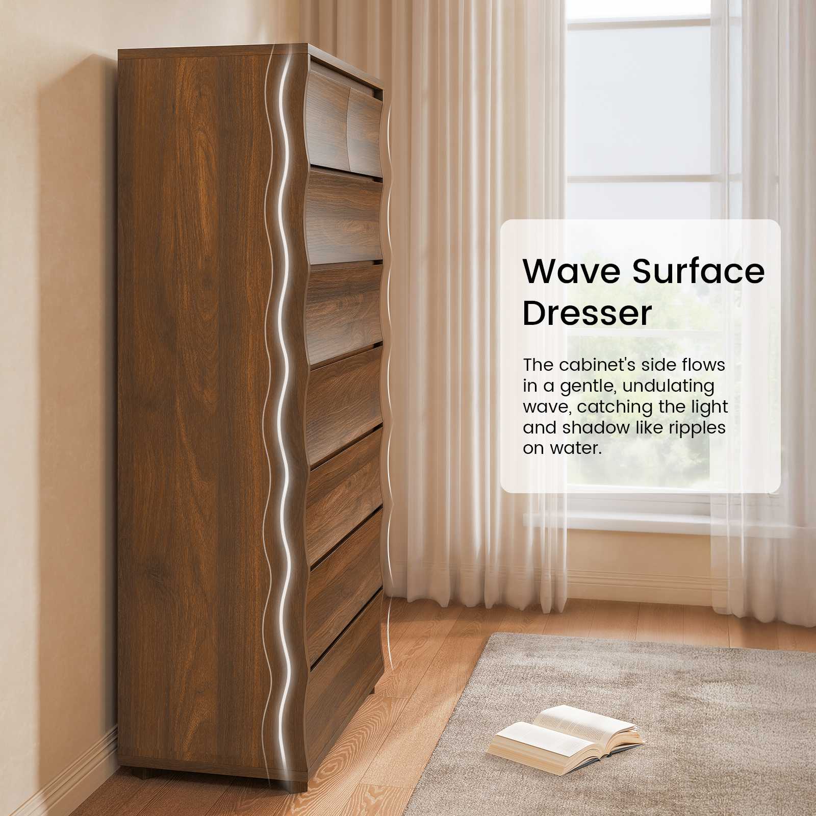 long closet dresser Amazon.com: White Tall 7 Drawer Dresser for Bedroom, Modern Wood Closet Dressers & Chests of Drawers with Jewelry Storage, 23.6" L*15.8" W*47.5" H in Large Vertical Dresser for Bedroom, Living Room, Nursery :
