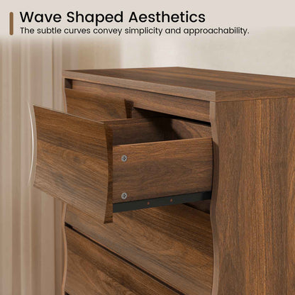 SUCSSRISH 61 Inch Tall Brown 8-Drawer Dresser – Bedroom/Hallway Storage Chest